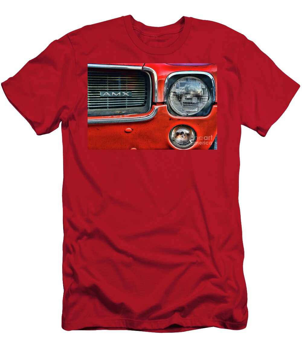 1969 Amc Amx in Matador Red 1 Paul Ward T-Shirt