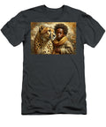 African Boy with Cheetah 5 Brian Sheerin T-Shirt