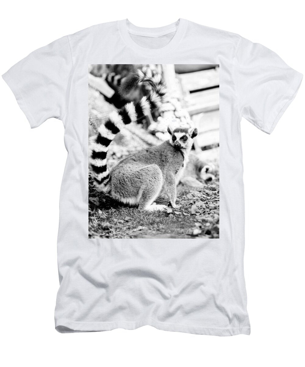 Black and White Lemur Patrycja Polechonska T-Shirt