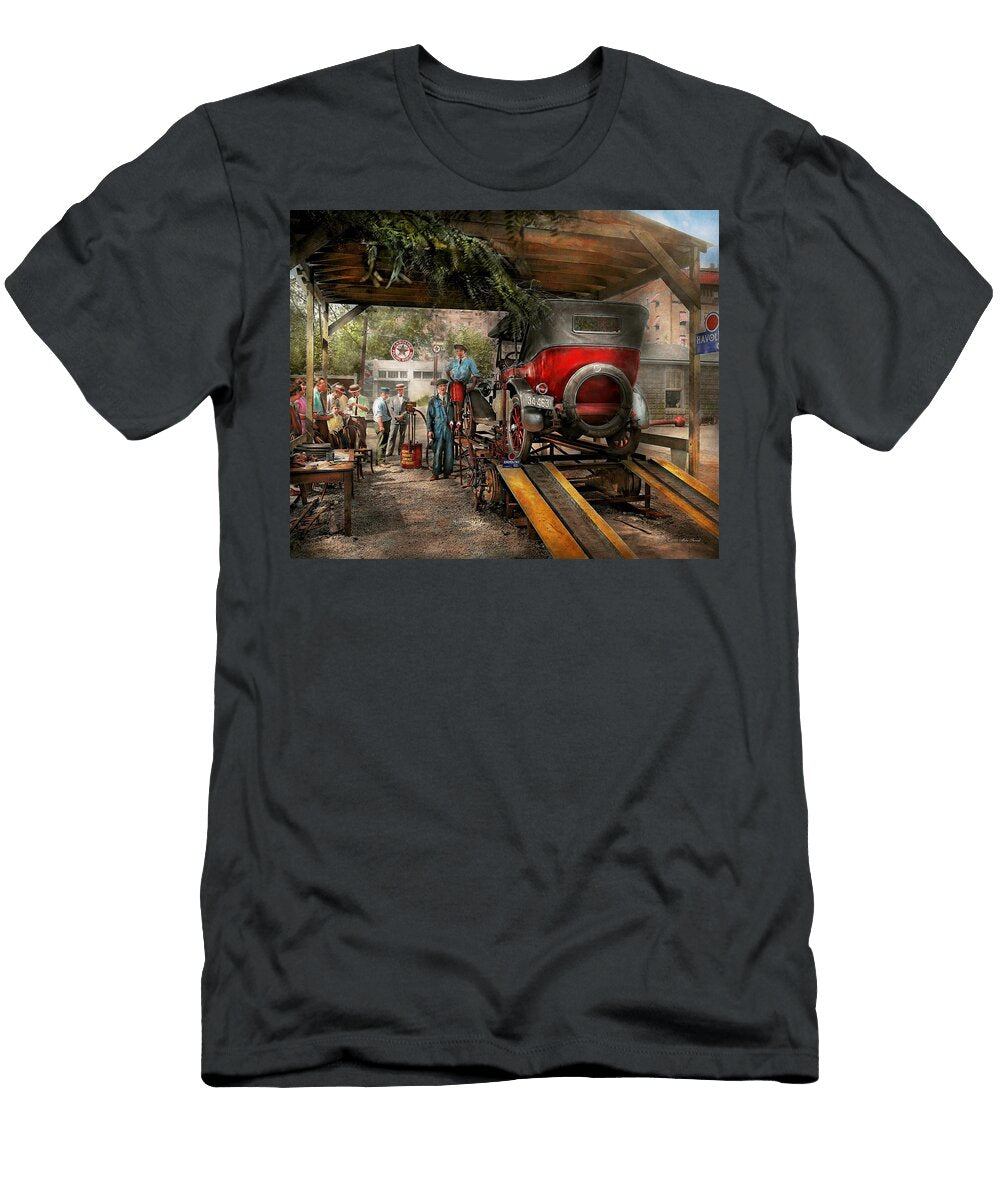 Car Mechanic Annual Checkup 1924 Mike Savad T-Shirt