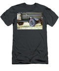 Cheetah Cub on Wheel of Vehicle Greg Dimijian T-Shirt