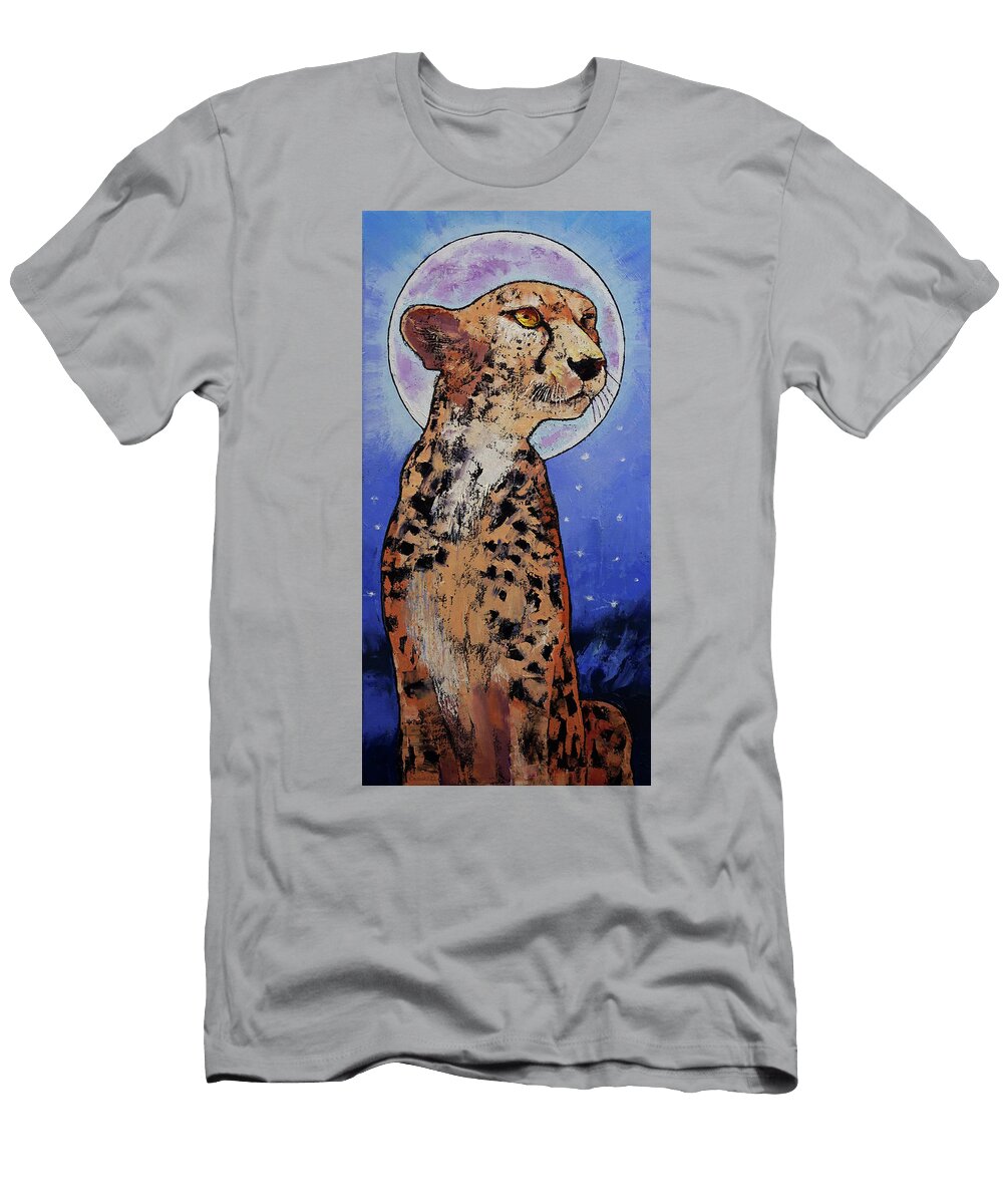 Cheetah Moon Michael Creese T-Shirt