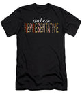 Sales Representative Leopard Print Funny Appreciation Jensen Cena T-Shirt