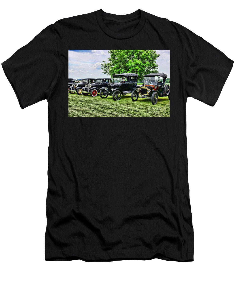 Vintage Cars in a Row Paul Ward T-Shirt